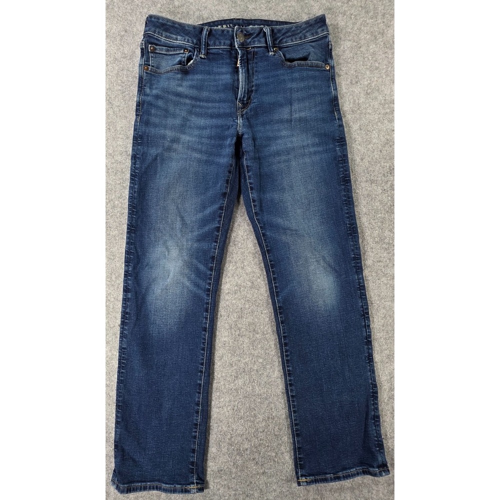 American Eagle AirFlex Original Bootcut Denim Jeans Mens Size 31x32 Dark Wash
